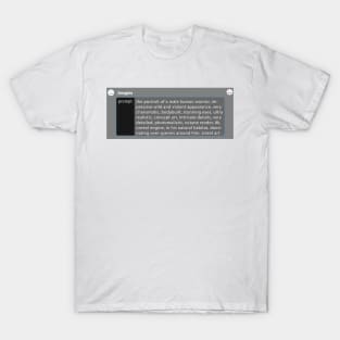 AI Art Prompt for him T-Shirt